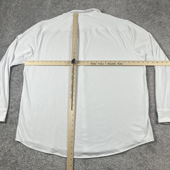 True Classic Dress Shirt Mens XXL Soft Stretch Button Up Cotton Spandex Workwear - Picture 6 of 11